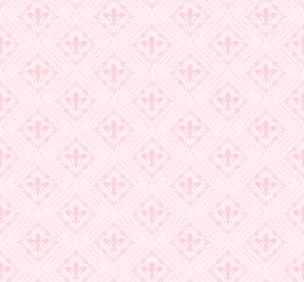 Naadloze patroon. Koninklijke Wallpaper. Roze — Stockvector