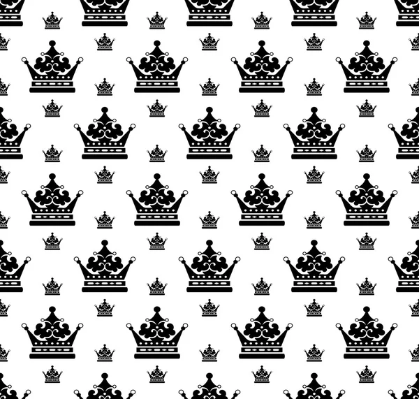 Seamless pattern. Royal Wallpaper. — Stock Vector