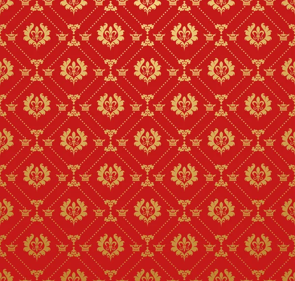 Koninklijke Wallpaper achtergrond — Stockvector