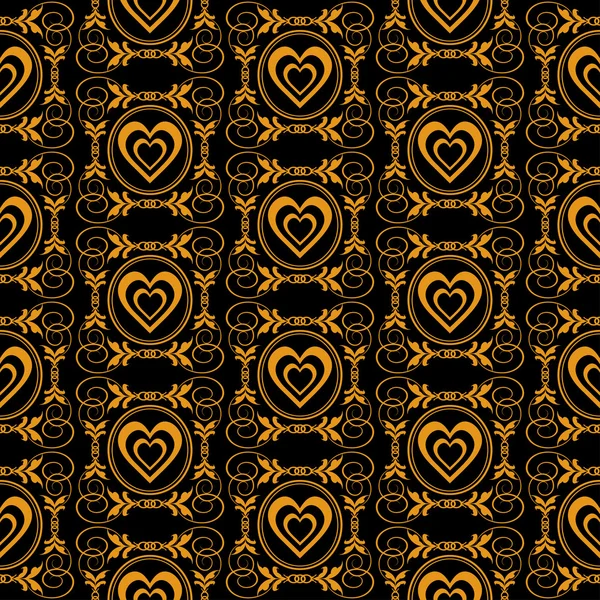 Fondo abstracto moderno con corazones — Vector de stock