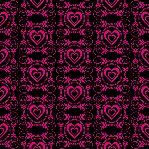 Modern abstract background with hearts — Stock Vector