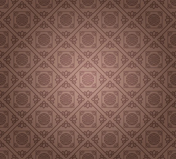 Fondo asiático textura patrón — Vector de stock