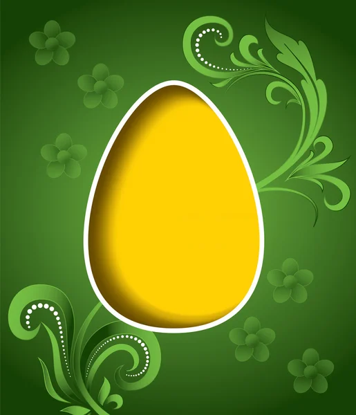 Gula påskägg Stockillustration