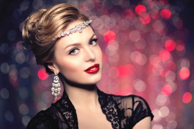 Yüksek moda Model güzellik kadın kız moda moda stil Po