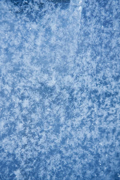 Winter ice frost, frozen background. frosted window glass textur