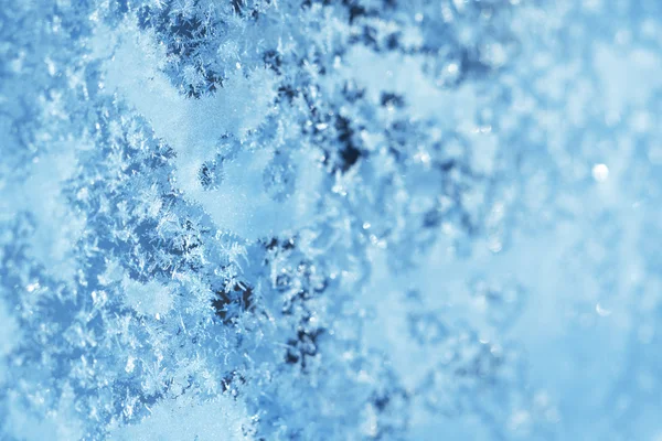 Зимовий льодяний мороз, замерзлий фон. матове вікно скляний текст — стокове фото