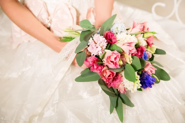 Brautstrauß, Brautblumen. — Stockfoto