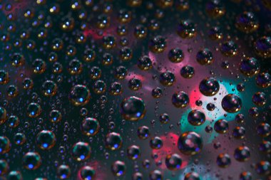 Glas su ve sanat ışık arka plan doku damla