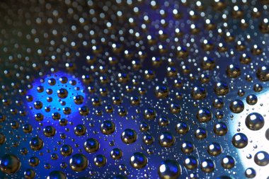 Glas su ve sanat ışık arka plan doku damla