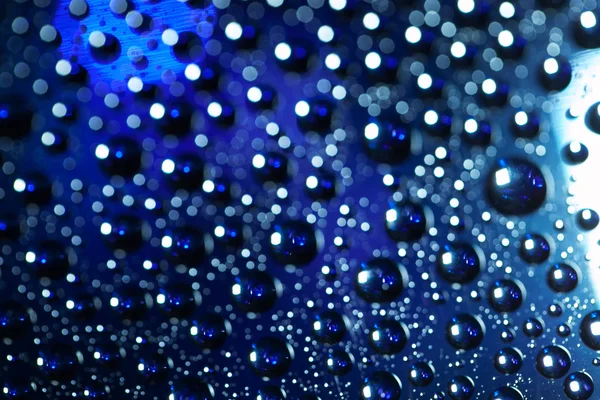 Textura de fondo abstracto gotas de agua y luz de arte en vidrio —  Fotos de Stock