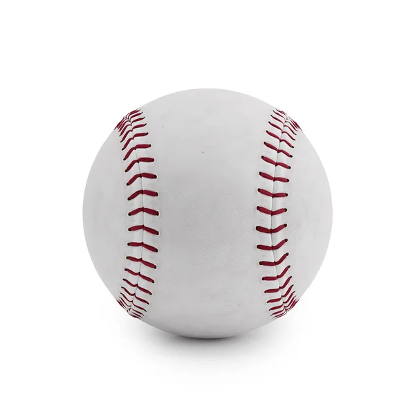 Baseball Isolado Fundo Branco Renderizar Ilustração — Fotografia de Stock