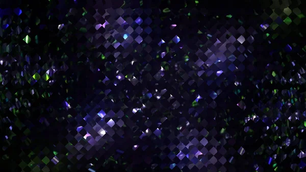 Візуалізація Мозаїки Складних Геометричних Форм Кольорова Палітра Частинок Різнокольорових Хвиль — стокове фото