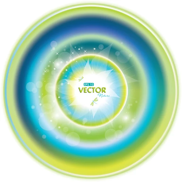 Lente Zonlicht Ontwerp Vectorillustratie Bevatten Verloopnet Eps — Stockvector