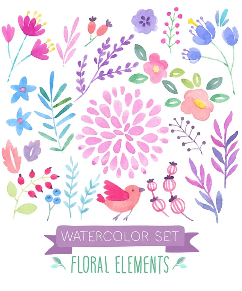 Watercolor seamless pattern. — Stock Vector