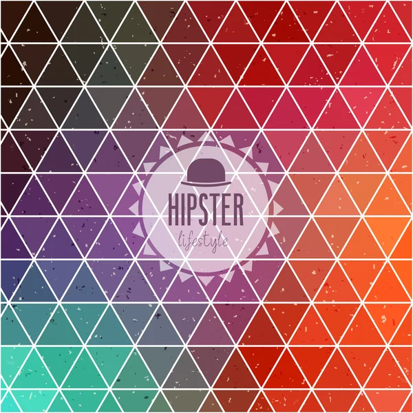 Hipster-Lifestyle. Vektorillustration. — Stockvektor