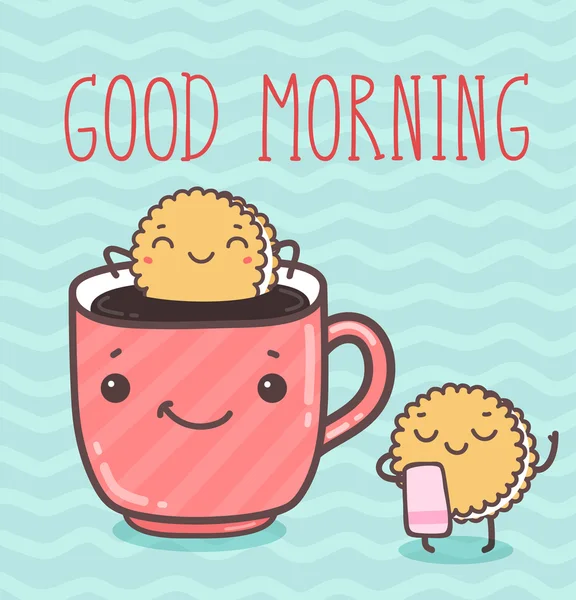 Vector illustratie - Good morning. — Stockvector