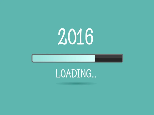 2016 loading. Progress bar. — Stock Vector