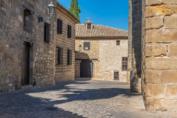 Old Stoned Alley Baeza Medieval City Declared Ubeda World Heritage — Φωτογραφία Αρχείου