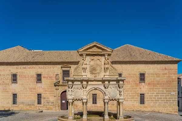 Old Fountain Saint Mary Baeza Andalusia Spain Baeza World Heritage — Φωτογραφία Αρχείου