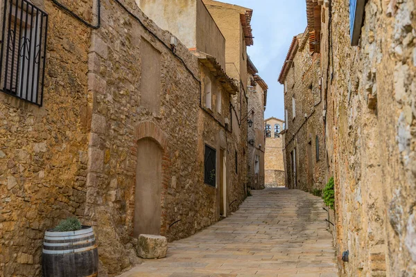 Street Small Historical Village Llaberia Countryside Catalonia Serra Llaberia Tarragona — Φωτογραφία Αρχείου