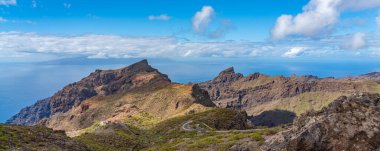 Masca, Tenerife, Kanarya Adaları, İspanya panorama manzaralı...
