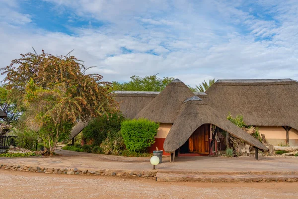 Khorixas Namibia Január 2020 Tetőház Khorixasi Igowati Lodge Ban Namíbia — Stock Fotó