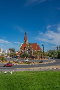 The Christ Church or Christuskirche is a historic landmark and Lutheran church in Windhoek, Namibia clipart