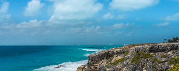 Isla Mujeres South Point Punta Sur Cancun Mexico Eiland Turquoise — Stockfoto