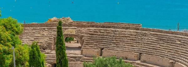 Roman amphitheatre in Tarragona, Costa Dorada, Catalonia, Spain — Stock Photo, Image