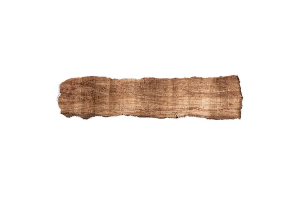 木製の背景を持つ狭い白いフレーム — ストック写真
