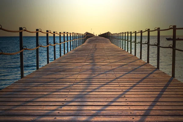 Pontone a Sharm sul Mar Rosso — Foto Stock