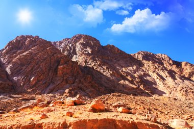 Mount Moses in Sinai, Egypt clipart