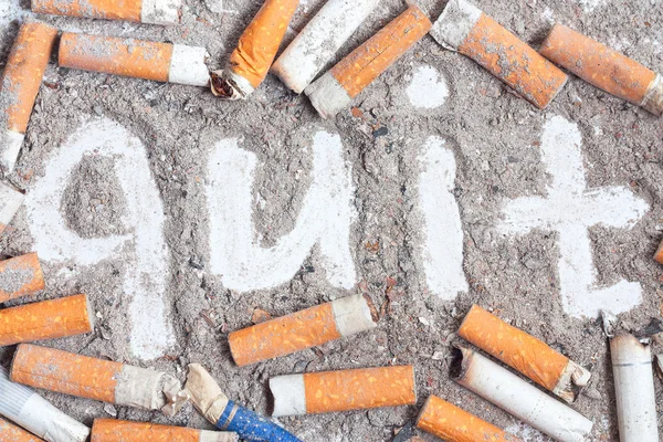 Fundo anti-tabagismo — Fotografia de Stock