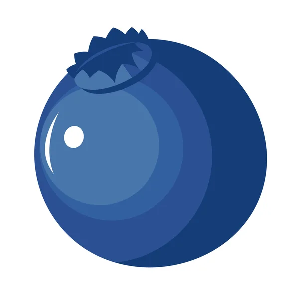Blåbär frukt ikonen — Stock vektor