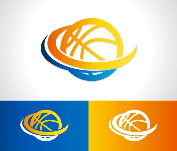 Ikonka Logo koszykówki — Wektor stockowy