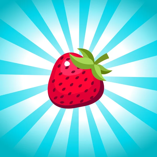 Strawberry illustration — Stock vektor