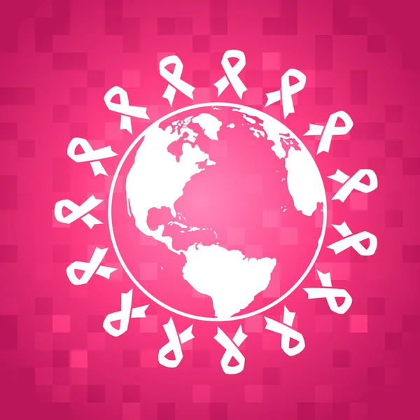 Breast Cancer Awareness illustratie — Stockvector