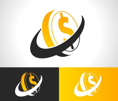 Doları para Logo Simge