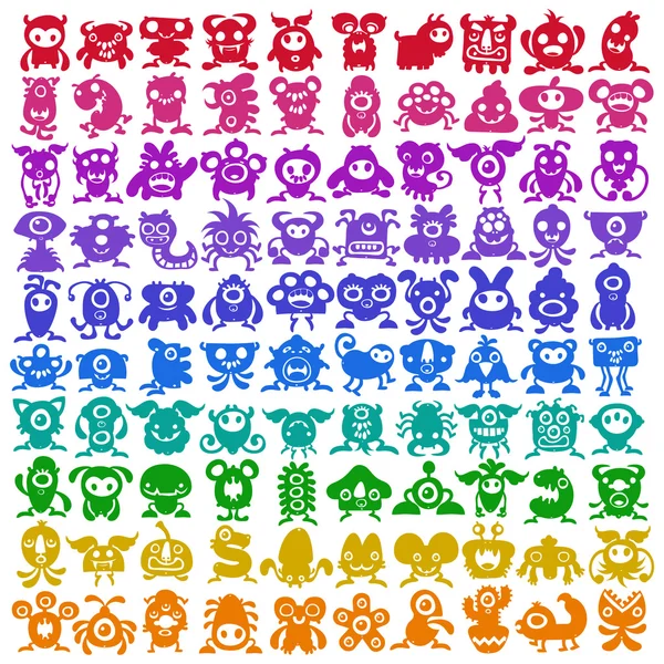 Monster Collection — Stock Vector