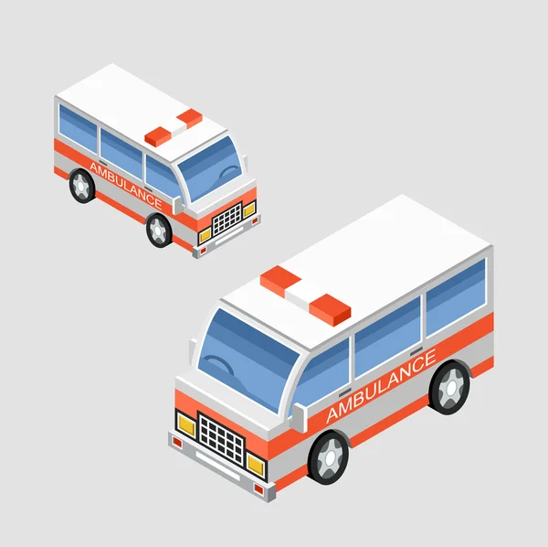 救急車。ベクトル — ストックベクタ
