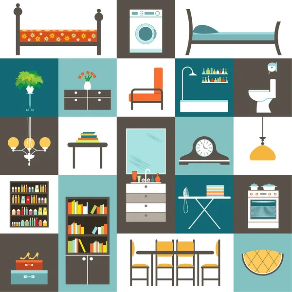 Muebles del sistema. — Vector de stock