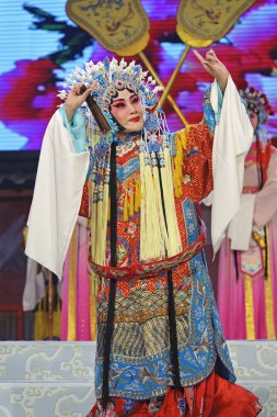 oldukça Çince Geleneksel opera oyuncu tiyatro kostüm