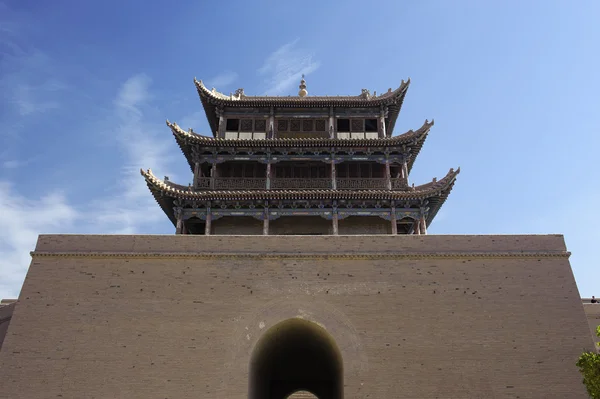 Jiayuguan Pass Tower in GanSu,China — Stock Photo, Image