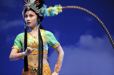 oldukça Çince Geleneksel opera oyuncu tiyatro kostüm
