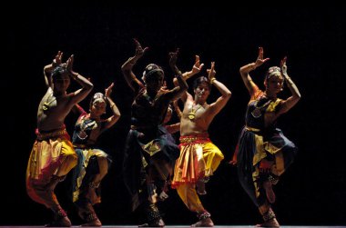 Hint bharatanatyam dansçı