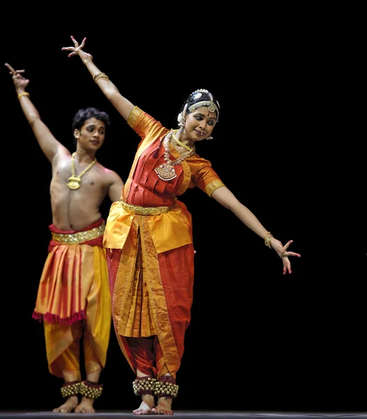 BharataNatyam bailarines indios — Foto de Stock