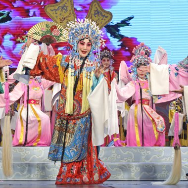 oldukça Çince Geleneksel opera oyuncu tiyatro kostüm