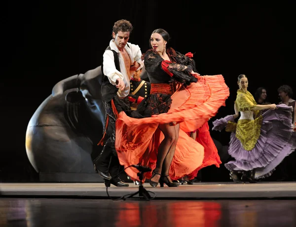 La Bailarina Flamenca — Foto de Stock