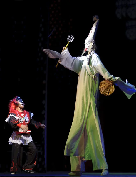 中国传统戏曲的小丑 — 图库照片