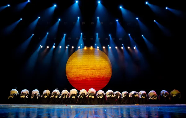 Danza etnica cinese di nazionalità Yi — Foto Stock